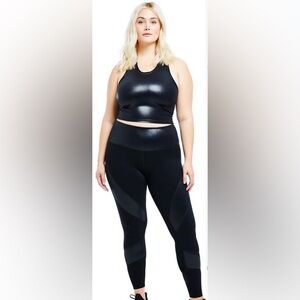 Onyx Faux Leather Leggings by Day Won